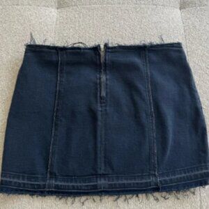 NWT RE/DONE BLACKEN BLUE TUBE MINI SKIRT - SIZE 29